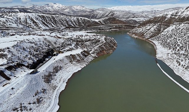 Bingöl'de kar sonrası güzel manzaralar ortaya çıktı