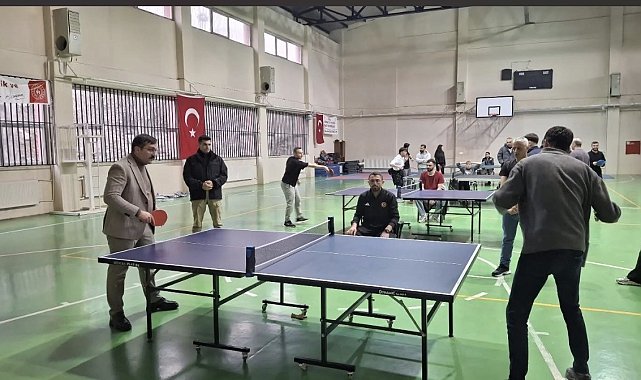 Bingöl'de masa tenisi turnuvası başladı