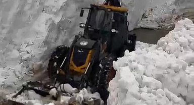 Bitlis'te çığ ve heyelan meydana geldi