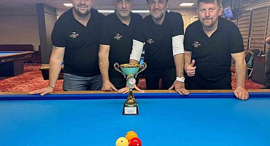 Bölgesel 3 bant bilardo kulüpler ligi Düzce'de tamamlandı