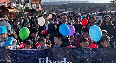 Bolu'da 'Elveda Ramazan' yürüyüşü