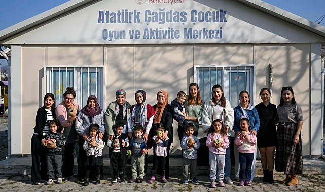 Bornovalı miniklere Çim Adam Atölyesi