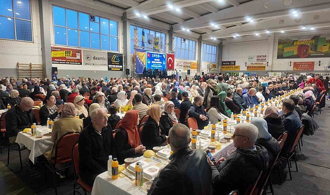Bosna Hersek ile Türkiye ekmeğini iftar sofrasında paylaştı