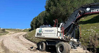 Bozdoğan Kale Mesire Alanı'nda yol çalışmaları başladı