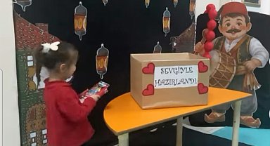 Bozkır'da minik öğrencilerden anlamlı dayanışma