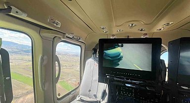 Burdur'da helikopter destekli trafik denetiminde 684 araç ve sürücüsü kontrol edildi