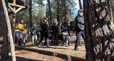 Burdur'da ormanlık alanda erkek cesedi bulundu