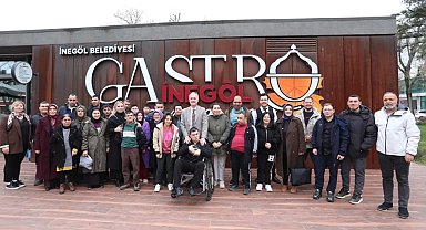 Bursa İnegöl'de Başkan Taban engelli öğrencilerle kahvaltıda buluştu