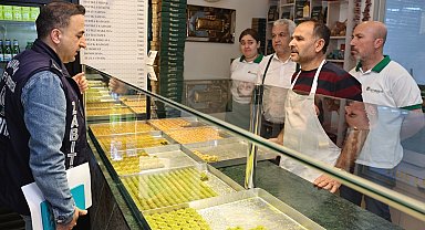 Bursa Nilüfer'de tatlı üreticilerine sıkı denetim