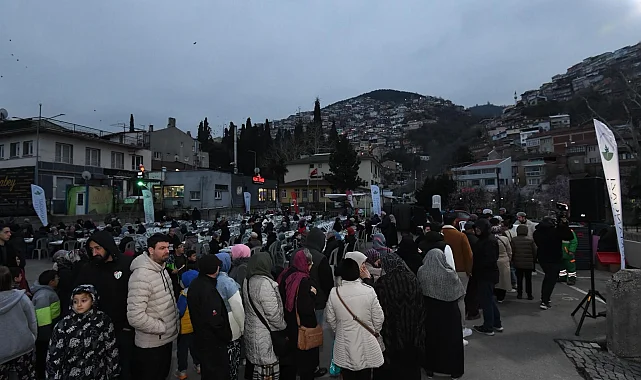 Bursa Osmangazi'de gönül sofraları büyüyor