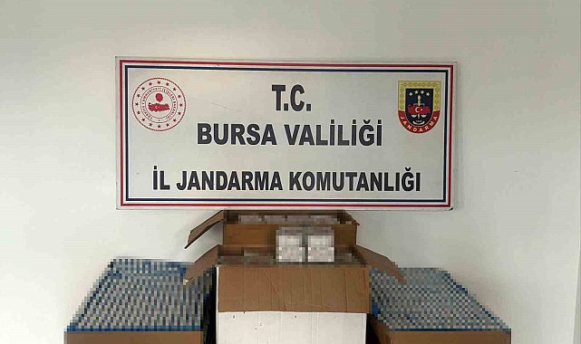 Bursa'da kaçak sigara operasyonu: 37 bin adet kaçak sigara ele geçirildi