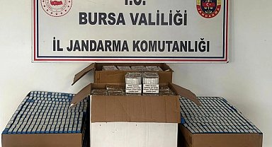 Bursa'da kaçak sigara operasyonu