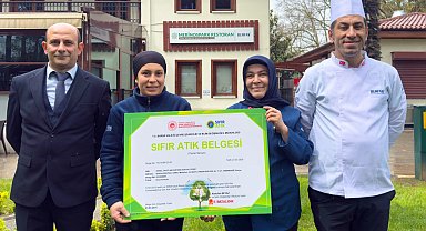 Bursa'da Merinospark Sosyal Tesisi 'Sıfır Atık Belgesi' aldı