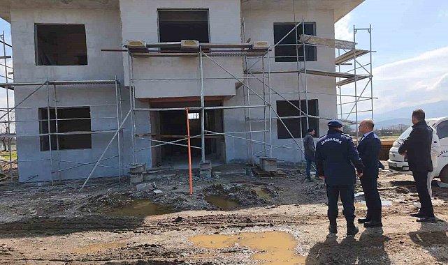 Çan Etili Köyü Jandarma Karakol İnşaatında İnceleme
