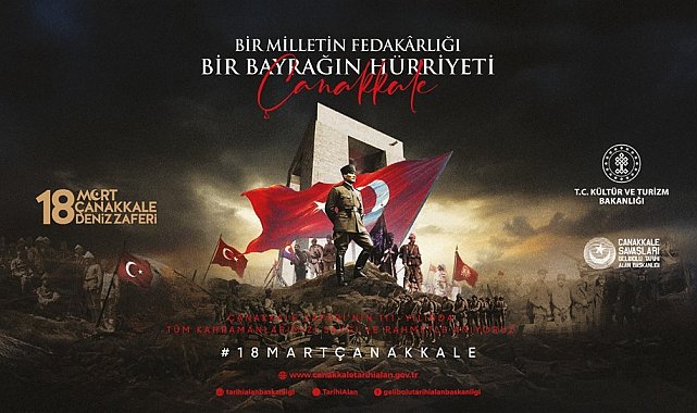 Çanakkale Deniz Zaferi "Bir Milletin Fedakarlığı, Bir Bayrağın Hürriyeti" temasıyla anılacak