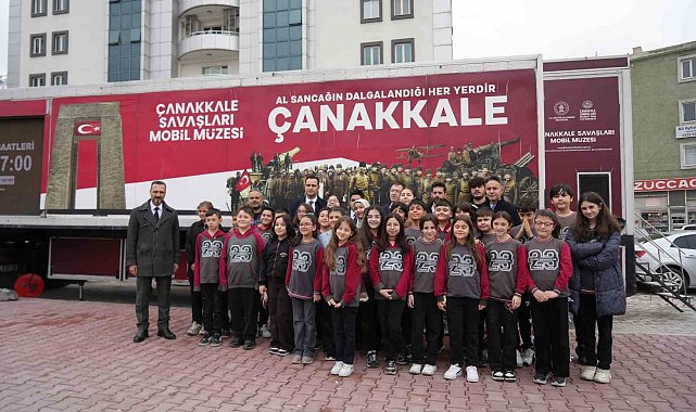 Çanakkale ruhunu taşıyan mobil müze tırı Niğde'de ziyarete açıldı