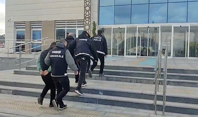 Çanakkale'de narkotik operasyonu: 5 tutuklama