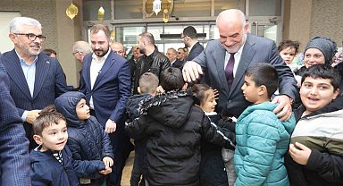 Canik'te Ramazan bayramı bayramlaşması