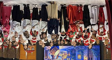 Çatalca'da minik öğrenciler ve öğretmenlerinden Ramazan ayı şenliği