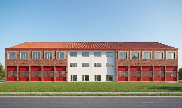 Çerkezköy'e 4 katlı modern itfaiye istasyonu