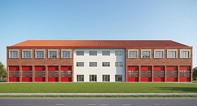 Çerkezköy'e 4 katlı modern itfaiye istasyonu