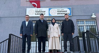 Çilimli'de okullar incelendi