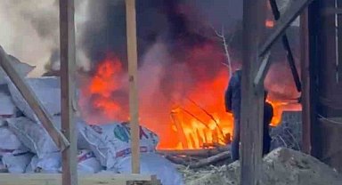 Çöp konteynerlerinde çıkan yangın korkuttu