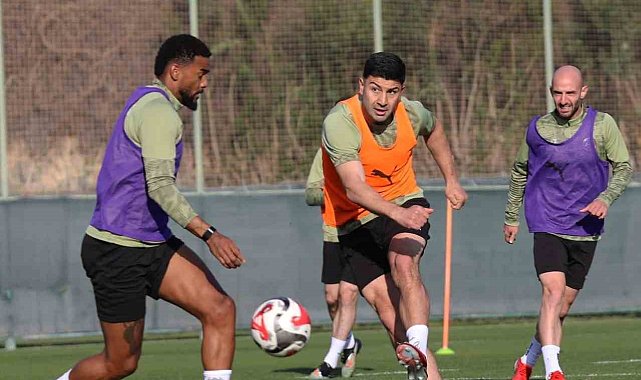 Corendon Alanyaspor, Göztepe maçı hazırlıkları sürdürdü