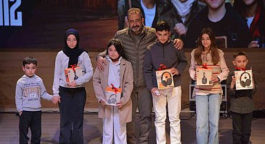 Çorum'da çocuklar sevap için yarıştı