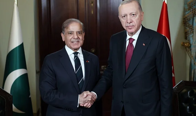 Cumhurbaşkanı Erdoğan, Şahbaz Şerif'le görüştü.. Erdoğan'ın barış diplomasisi sürüyor