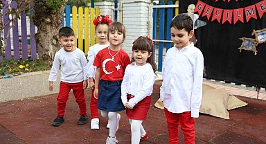 Didim Belediyesi'nin minikleri 'Çanakkale' performansı takdir topladı