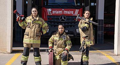 Diyarbakır itfaiyesinde kadınlar tabuları yıkıyor