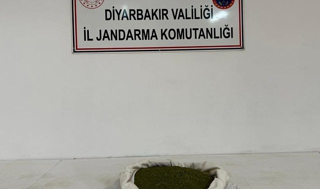 Diyarbakır'da 23 kilo esrar ele geçirildi