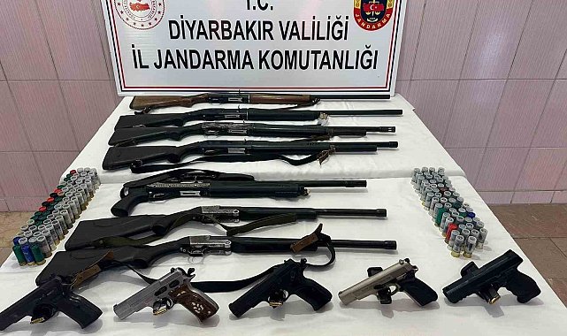 Diyarbakır'da silah kaçakçılarına darbe
