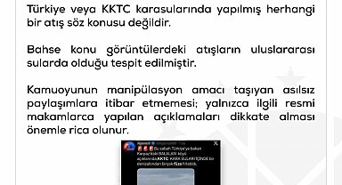 DMM'den "KKTC'de denizaltından füze fırlatıldı" iddiasına yalanlama