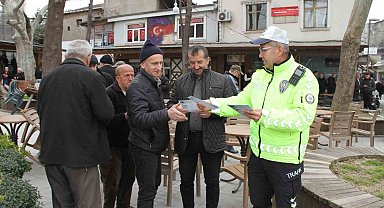 Dolandırıcılara karşı broşür dağıtımı
