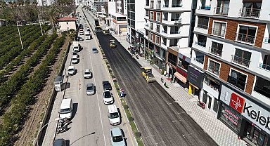 Dörtyol'da beton asfalt çalışmaları hız kazandı