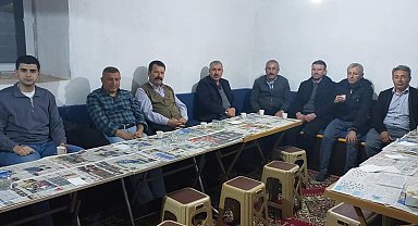 Dumlupınar Kaymakamı Teltik, muhtarlarla iftar yemeğinde bir araya geldi