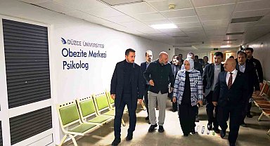 Düzce Üniversite hastanesindeki güçlendirme sürecini incelediler
