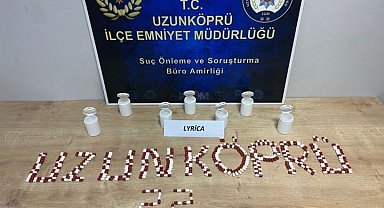 Edirne'de 339 adet uyuşturucu hap ele geçirildi