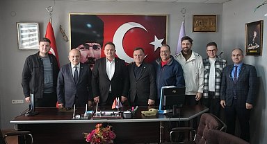 Edremit Ticaret Odası'ndan Havran Sebze Ve Meyveciler Esnaf Odası'na ziyaret