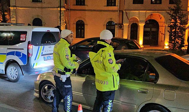 Elazığ'da trafik denetimi