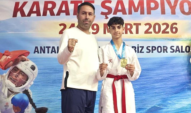 Elazığlı sporcudan karatede birincilik
