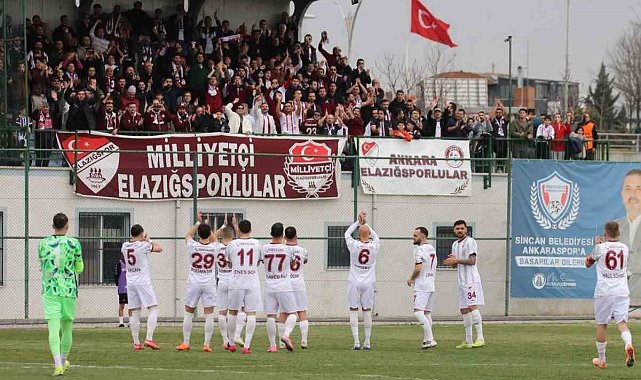 Elazığspor son 5 maçından 13 puan çıkardı