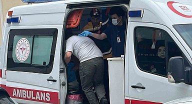 Elektrikli bisikletten düşen sürücü yaralandı