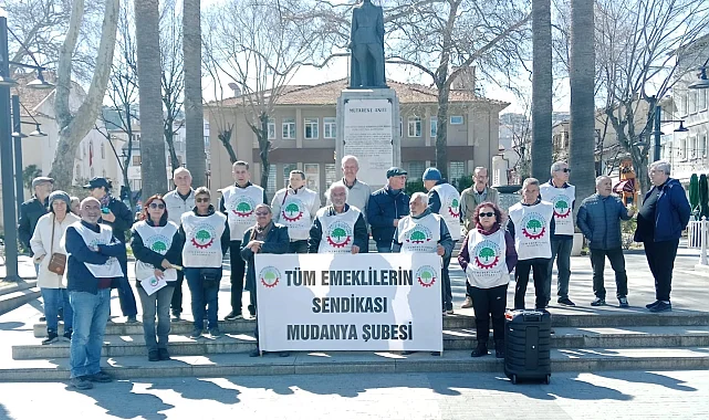 Emekliler Mudanya'dan seslendi: Emeklinin yüzü gülmeden bayram gelmez