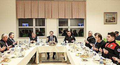 Emniyet teşkilatı iftarda buluştu: "Samsun'un huzuru için 724 görev başındayız"