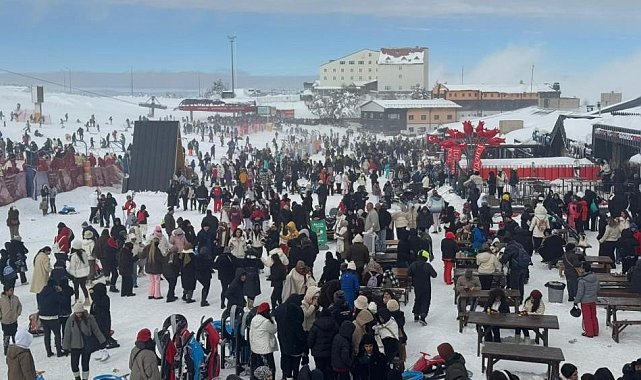 Erciyes'te ziyaretçi hedefine sezon bitmeden ulaşıldı