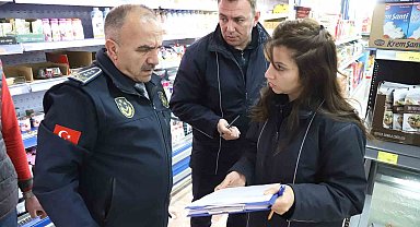 Erzincan'da 80 markete zabıta denetimi