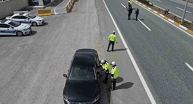 Erzincan'da bayram tatilinde 11 bin 611 araç denetlendi